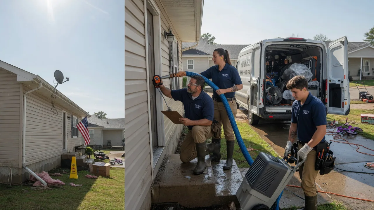 Ceiling Water Damage Restoration in Manter, KS near me